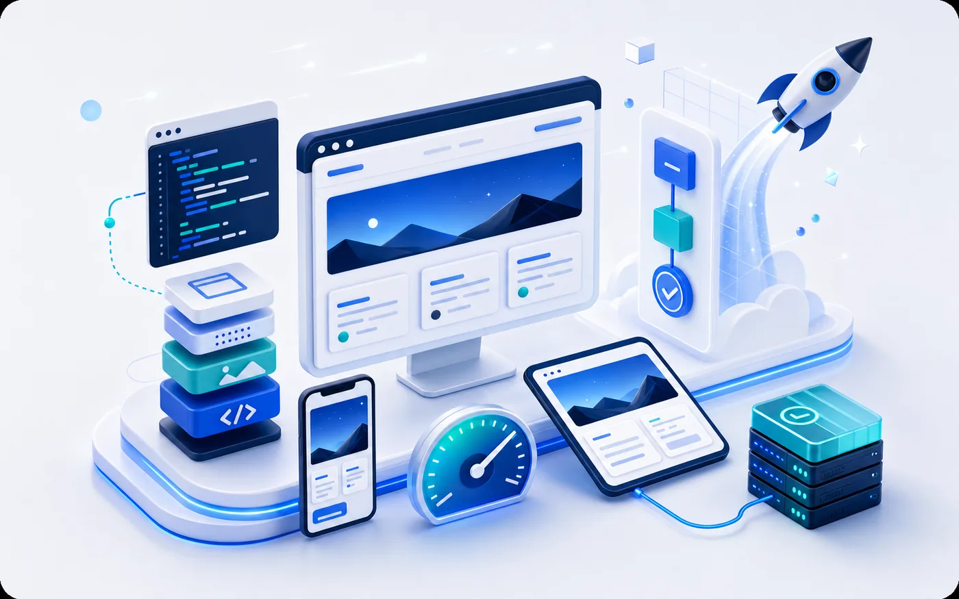 Astro Website Builds service visual