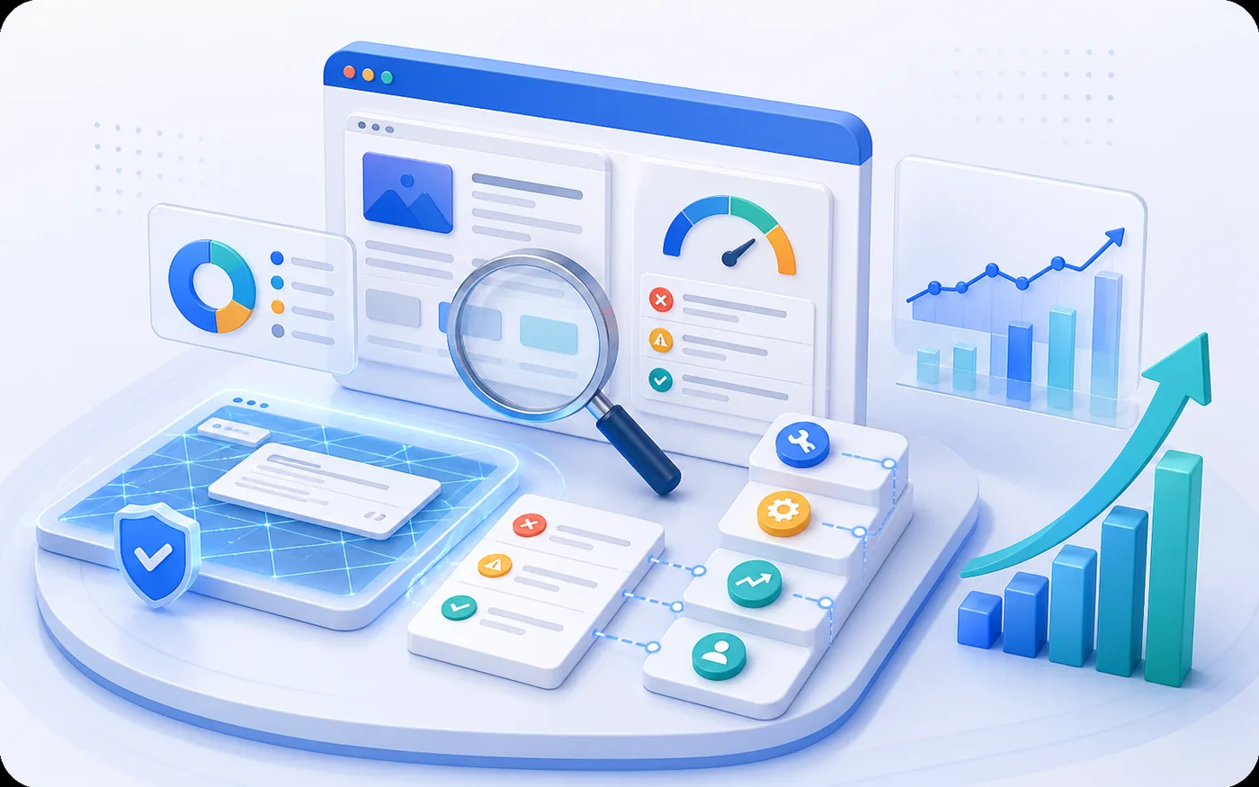 SEO/AEO Site Audits service visual