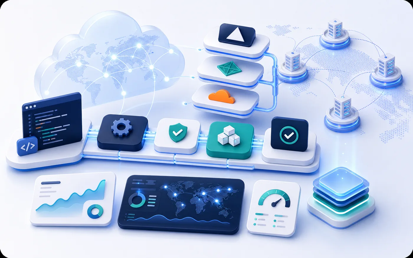 Static Site Deployment service visual
